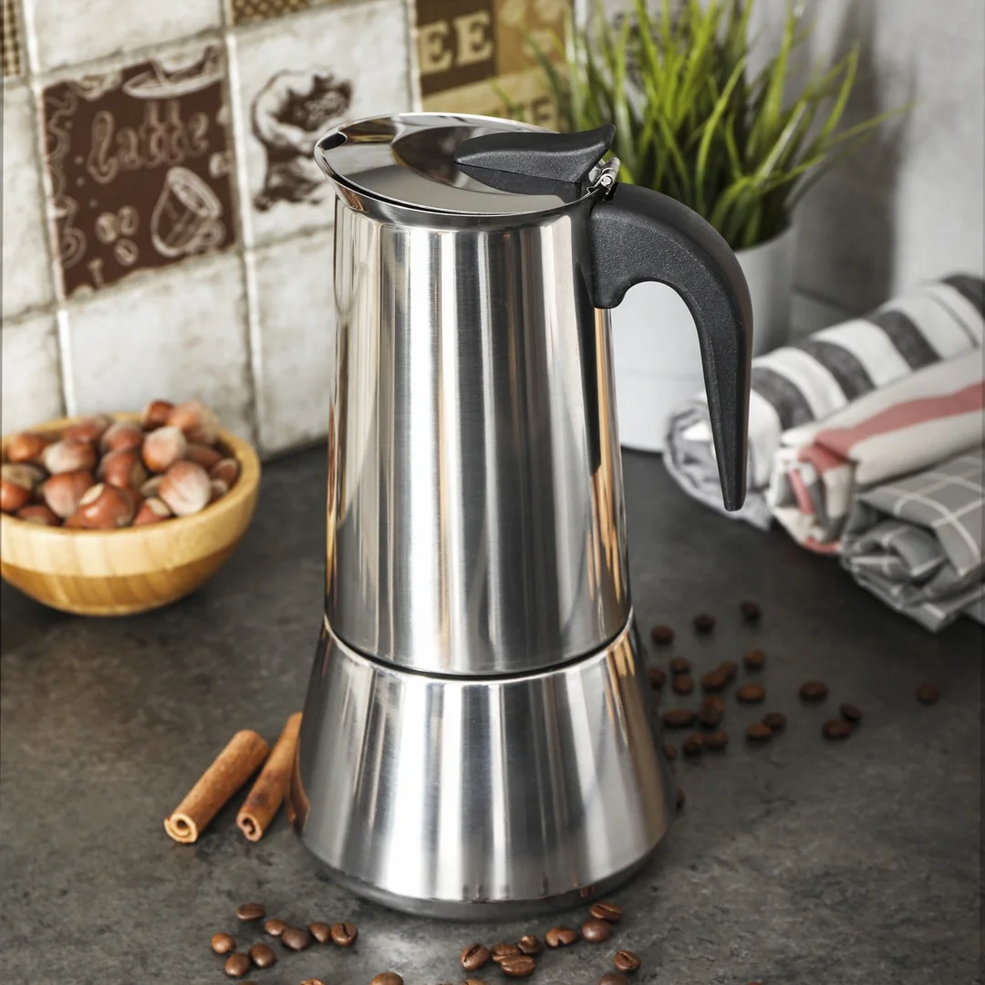 Kawiarka espresso 4 filiżanki Kinghoff — zdjęcie 4