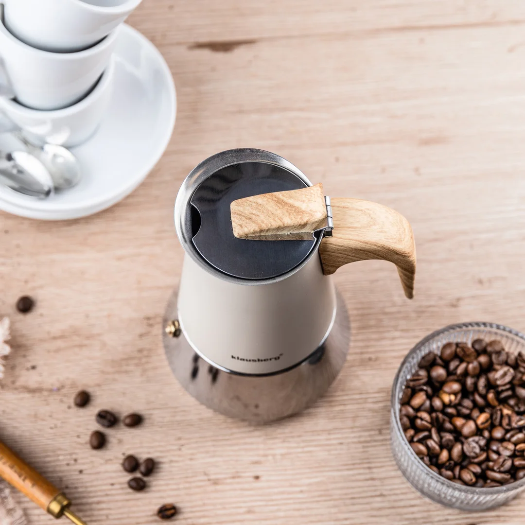Kawiarka stalowa espresso, 200 ml, indukcja, Klausberg KB-7994 — zdjęcie 12