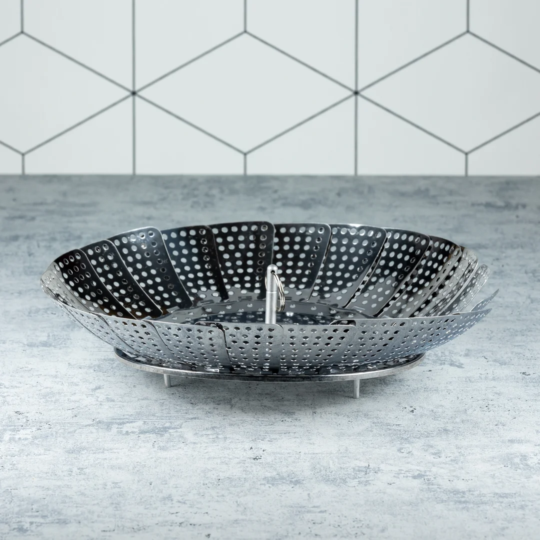 Koszyk parowy do warzyw ø24cm, stal Kinghoff — zdjęcie 3