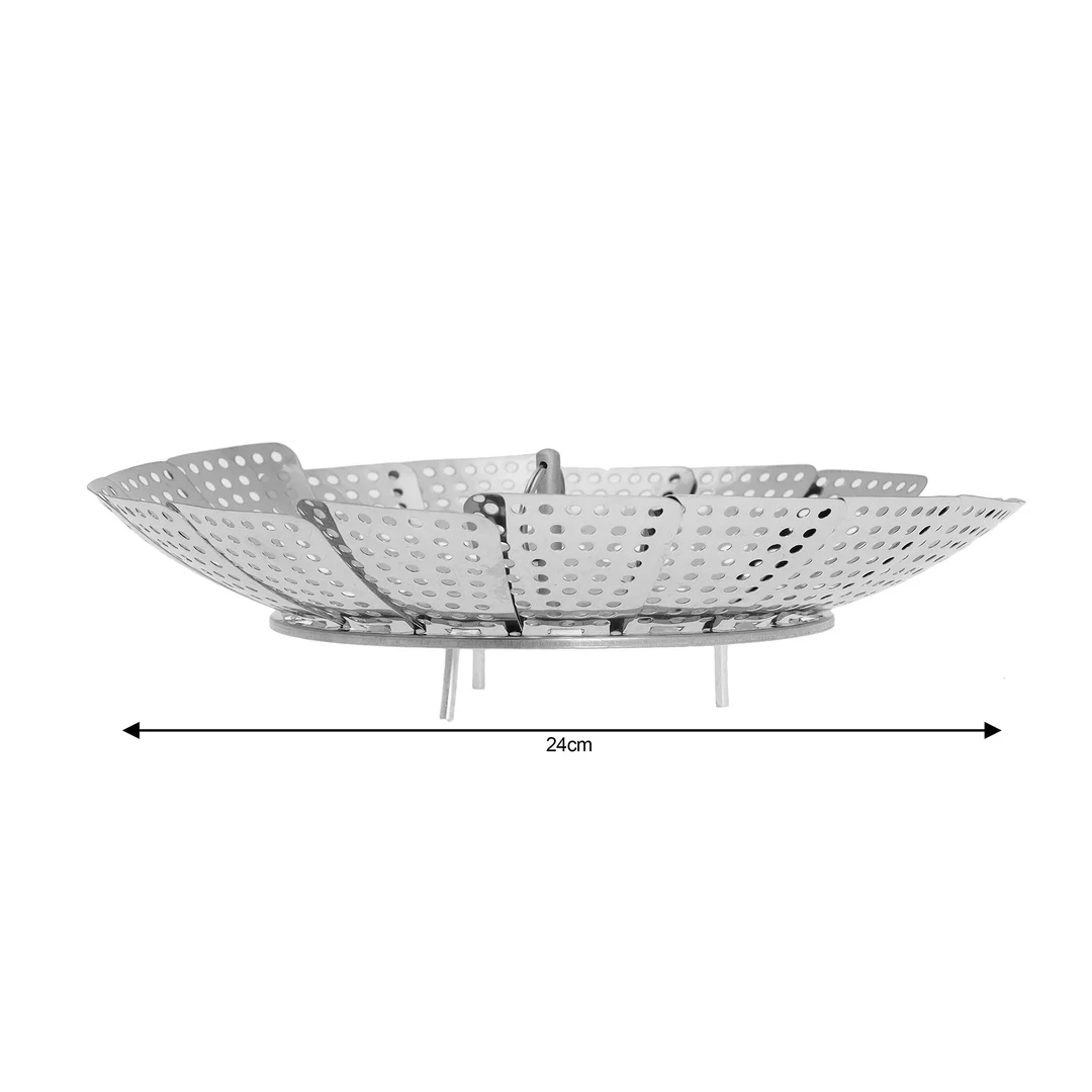 Koszyk parowy do warzyw ø24cm, stal Kinghoff — zdjęcie 5