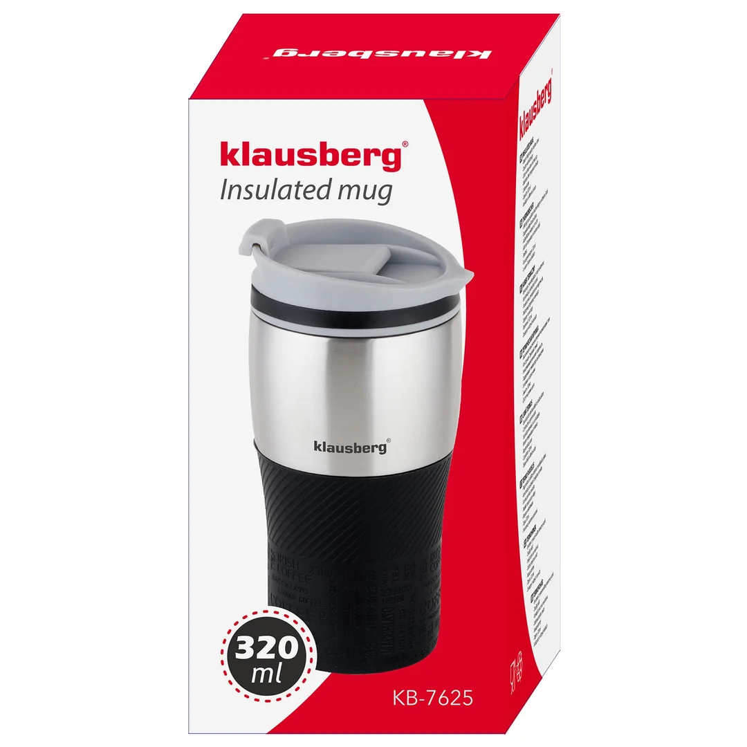 Kubek termiczny, beżowy, 320ml Klausberg