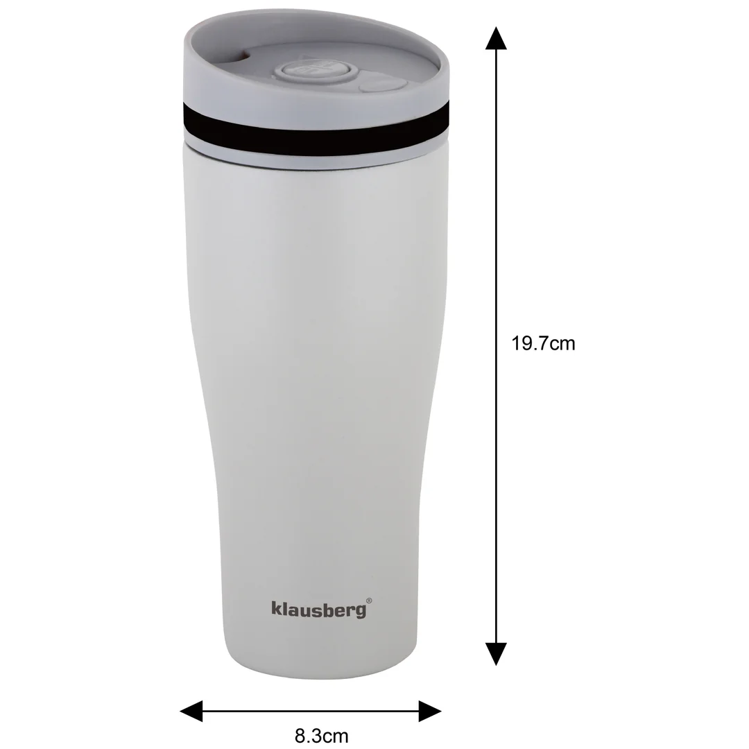 Kubek termiczny, beżowy, 380ml Klausberg — zdjęcie 8