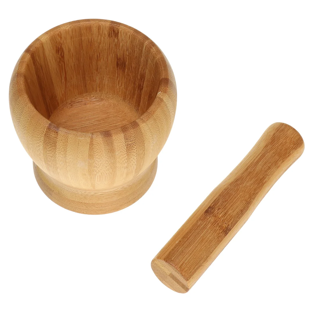 Moździerz, bambus zestaw 2 elementy, ø9,8x9cm Kinghoff — zdjęcie 6
