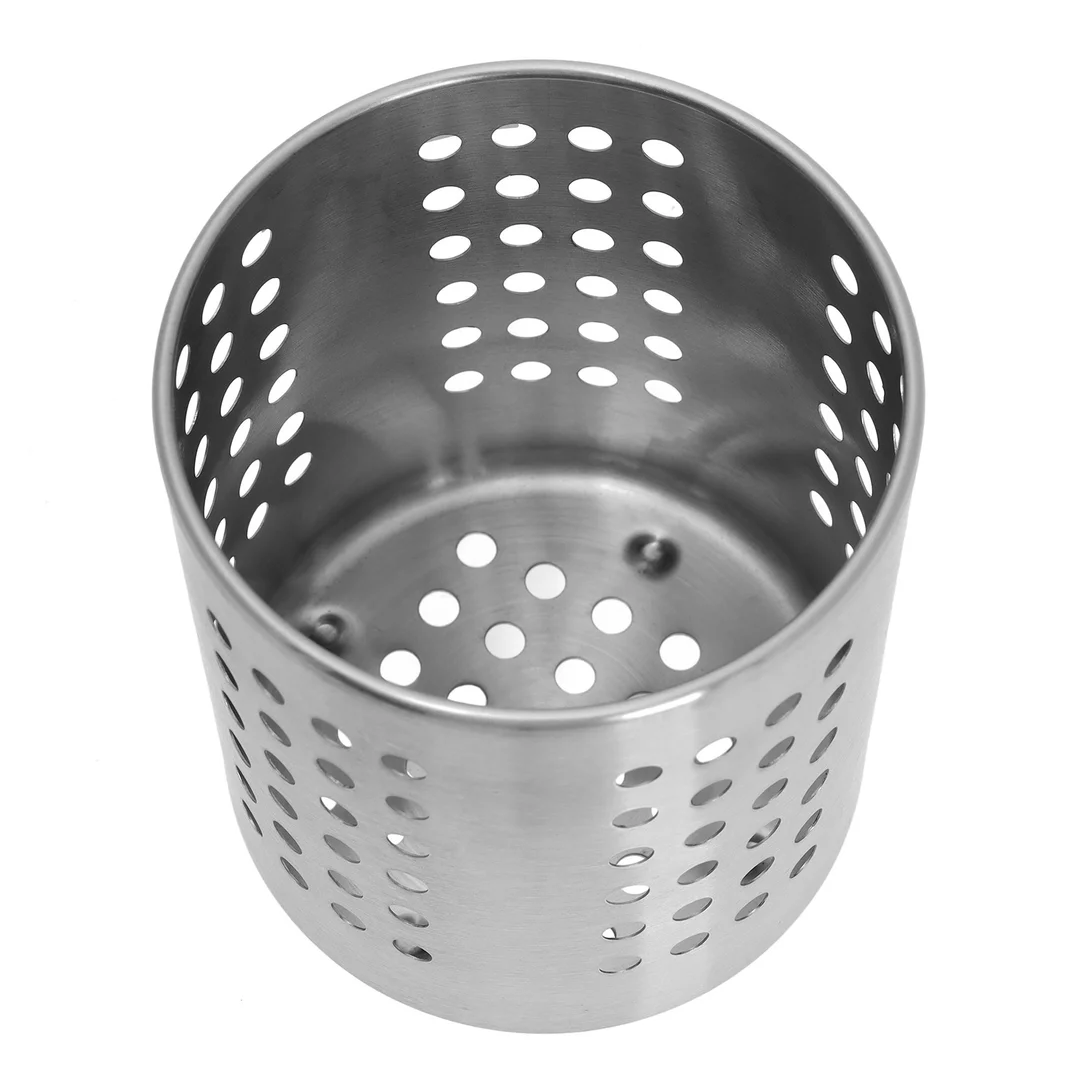 Ociekacz na sztućce, stal Ø10,5x13,5 cm Kinghoff — zdjęcie 5