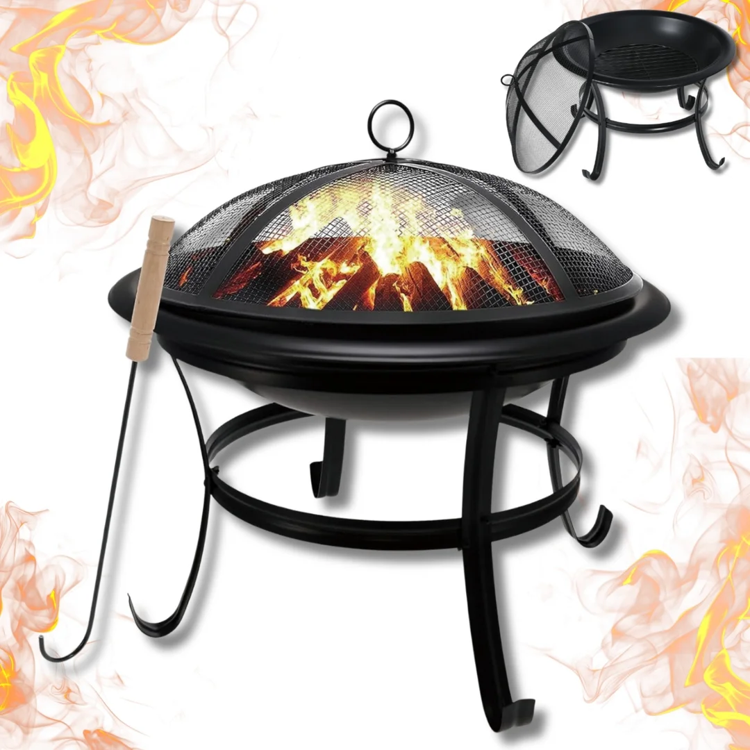 Palenisko ogrodowe, z pogrzebacz, grill, ognisko, 54,5cm, Klausberg, KB-2030 — zdjęcie 11