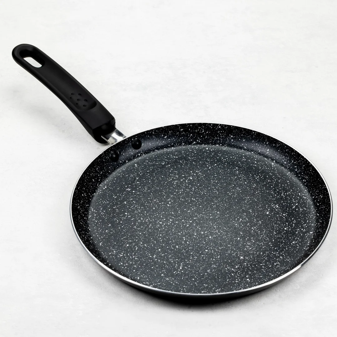 Patelnia do naleśników Ø25cm, aluminium czarny marmurek Kinghoff — zdjęcie 3