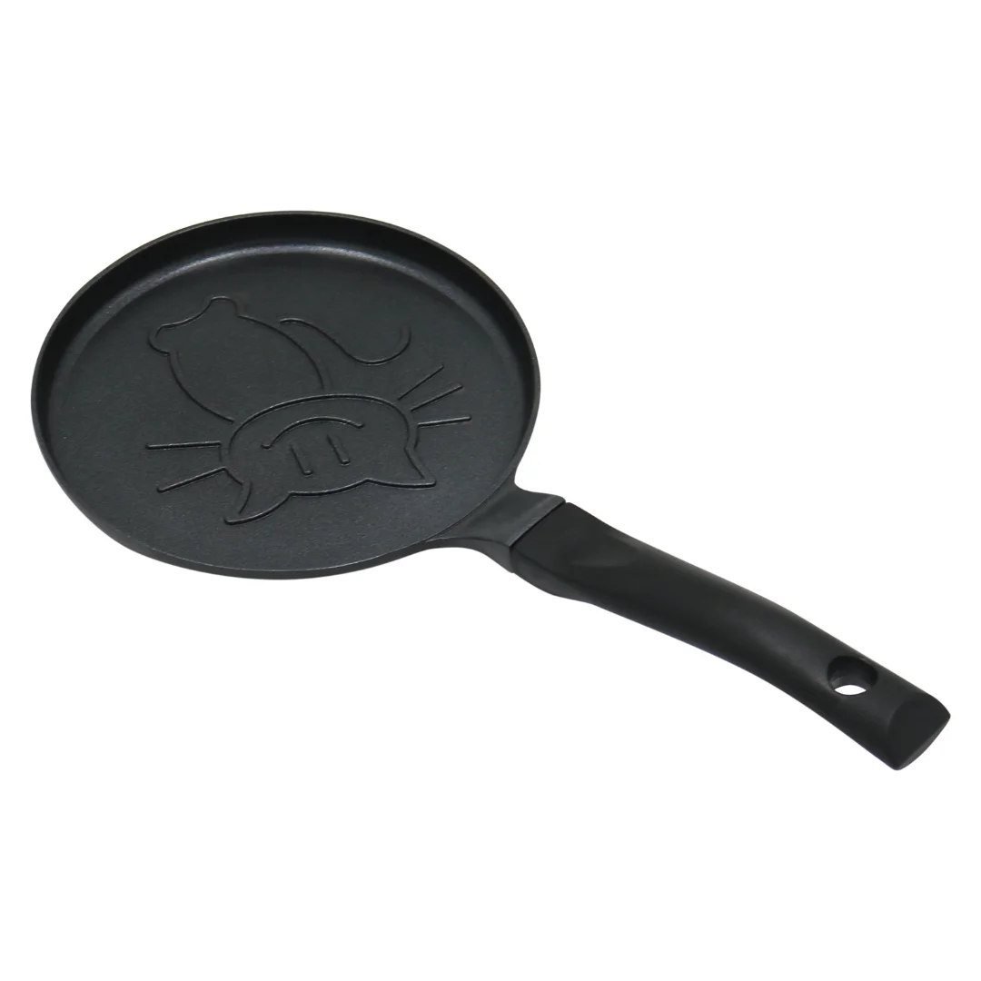Patelnia do naleśników, wzór kotek, aluminiowa, nieprzywierająca powłoka, czarna, Ø18 cm, Klausberg, KB-7973 — zdjęcie 13