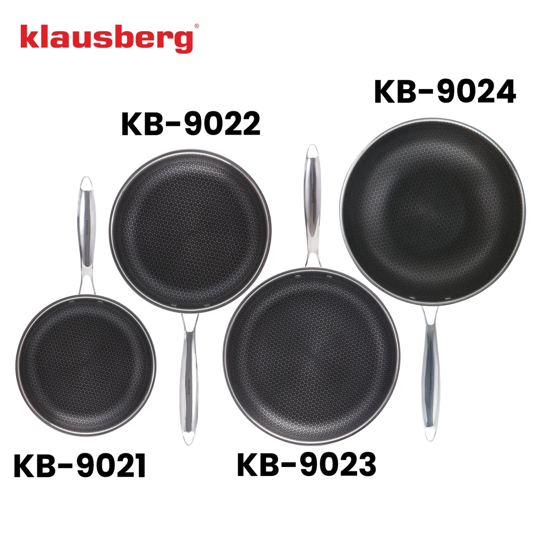 Patelnia powłoka non-stick honeycomb, 28 cm, 3-warstwy, stal 304, PFOA-Free — zdjęcie 12