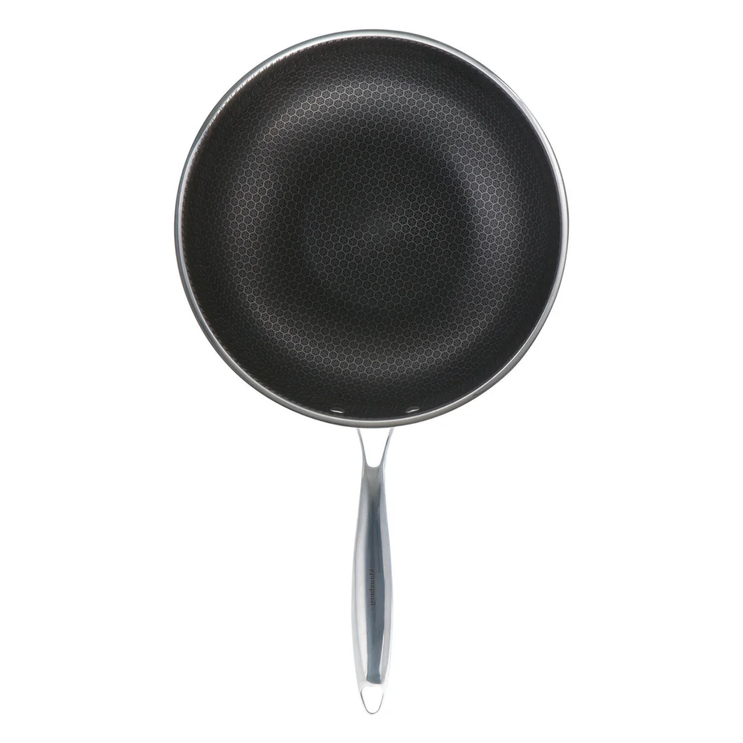 Patelnia powłoka non-stick honeycomb, 28 cm, 3-warstwy, stal 304, PFOA-Free — zdjęcie 11