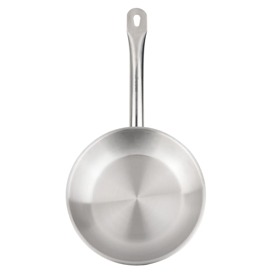 Patelnia, stal nierdzewna 21CT, 20cm, KINGHoff, KH-2018 — zdjęcie 9
