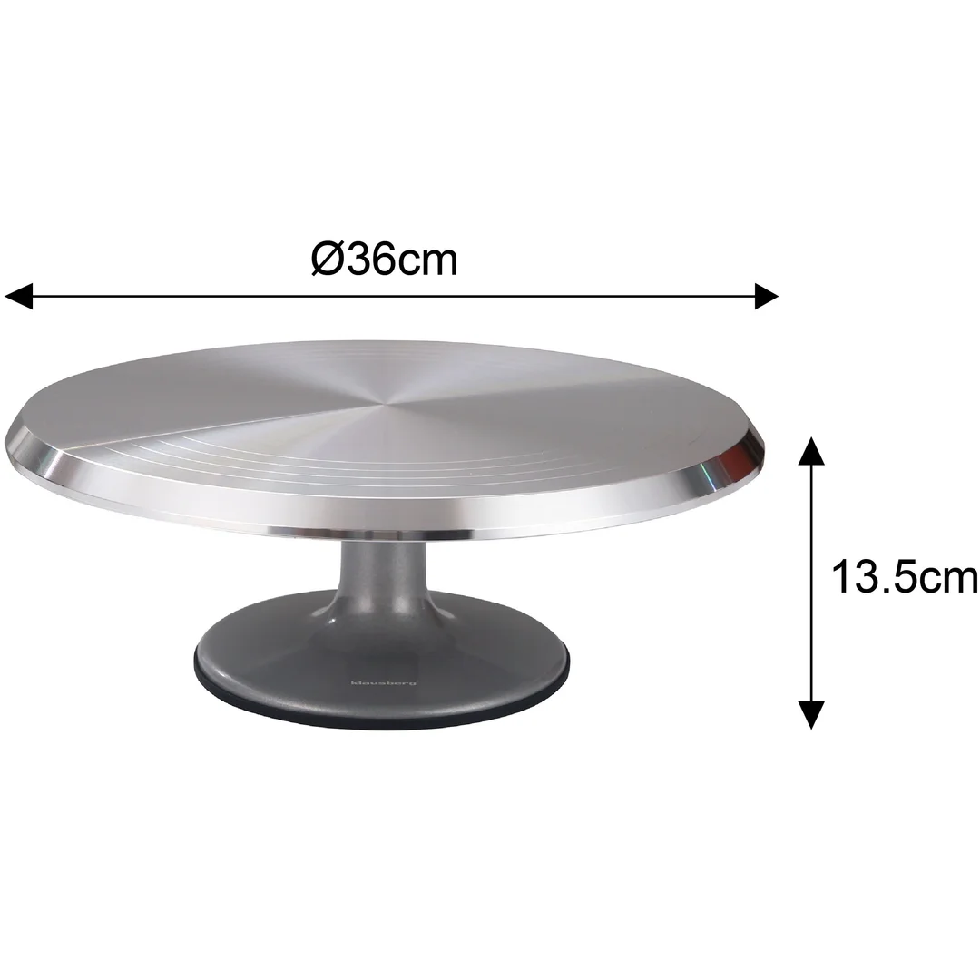 Patera obrotowa ze stali nierdzewnej 36cm, KlausbergKB-7772 — zdjęcie 9