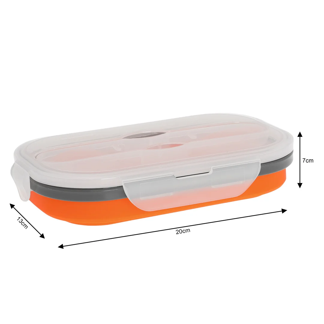 Pojemnik, lunchbox, silikon, różne kolory 800ml Klausberg — zdjęcie 4