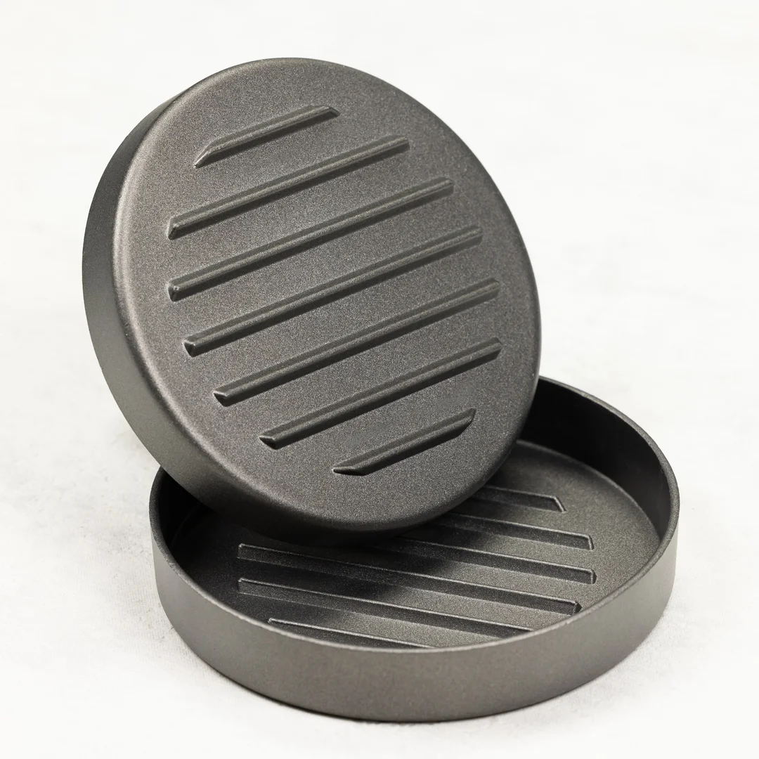 Praska do mięsa na Hamburgery, aluminium, Ø12 cm KINGHoff — zdjęcie 3