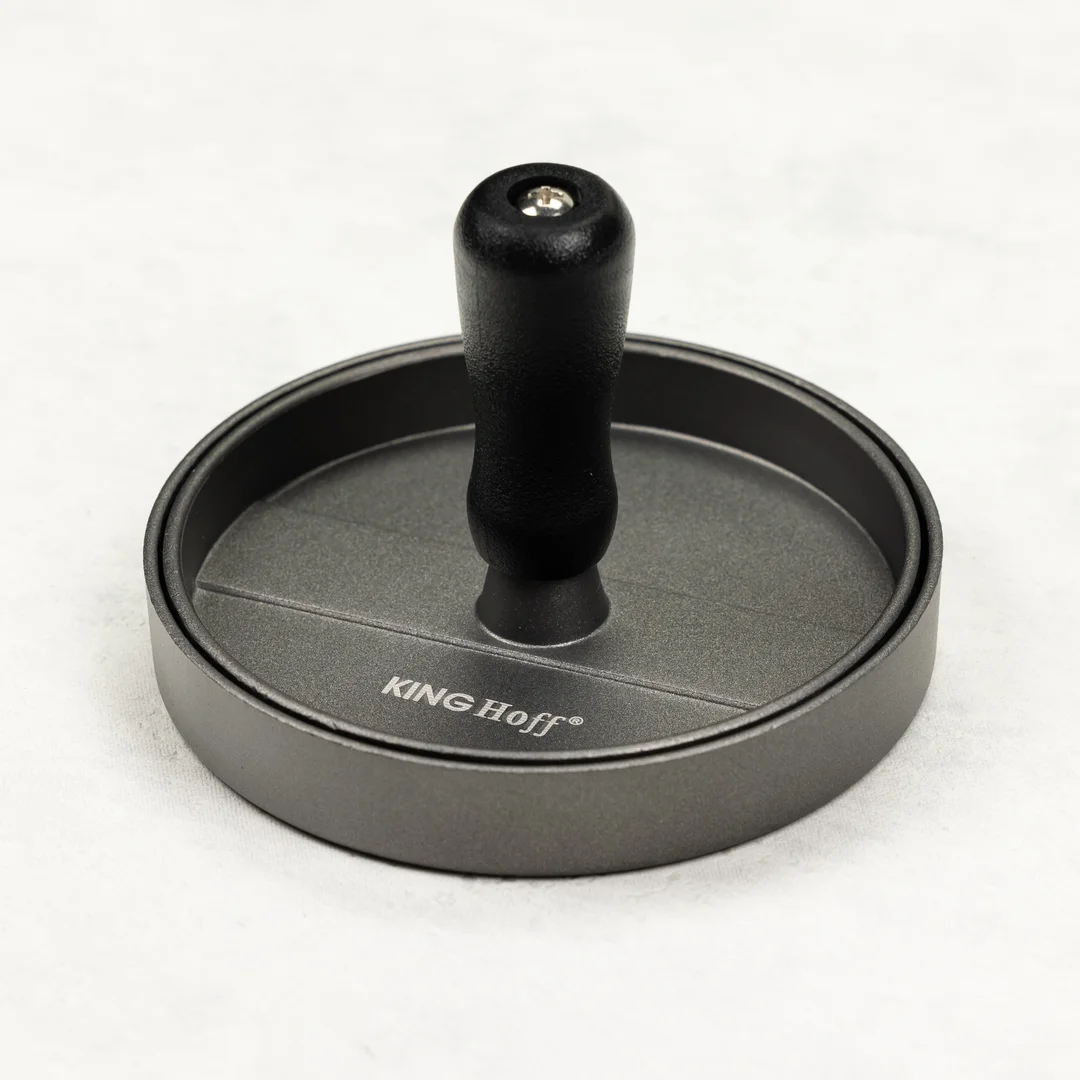 Praska do mięsa na Hamburgery, aluminium, Ø12 cm KINGHoff — zdjęcie 4