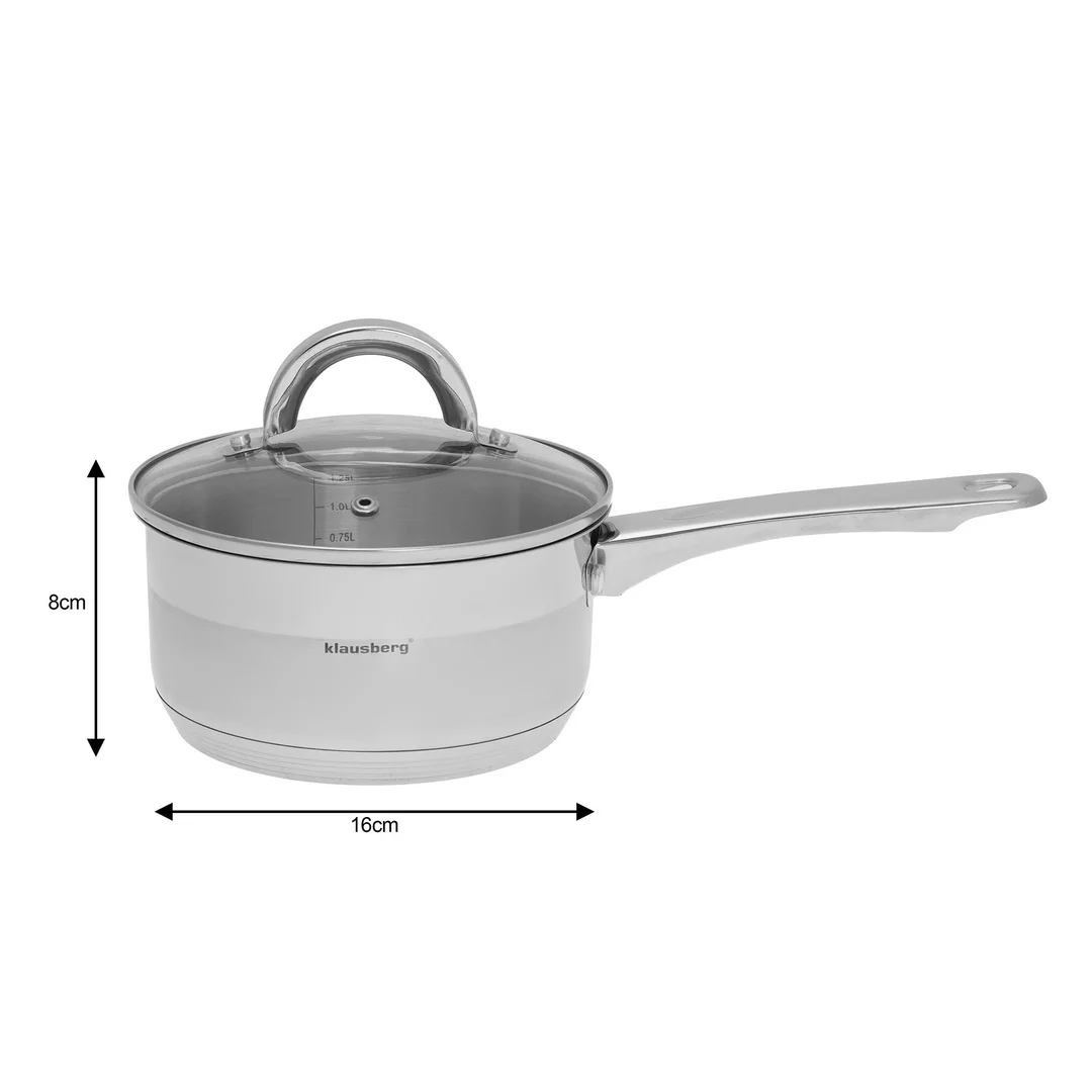 Rondel stal, Ø16cm 1,5l Klausberg — zdjęcie 3