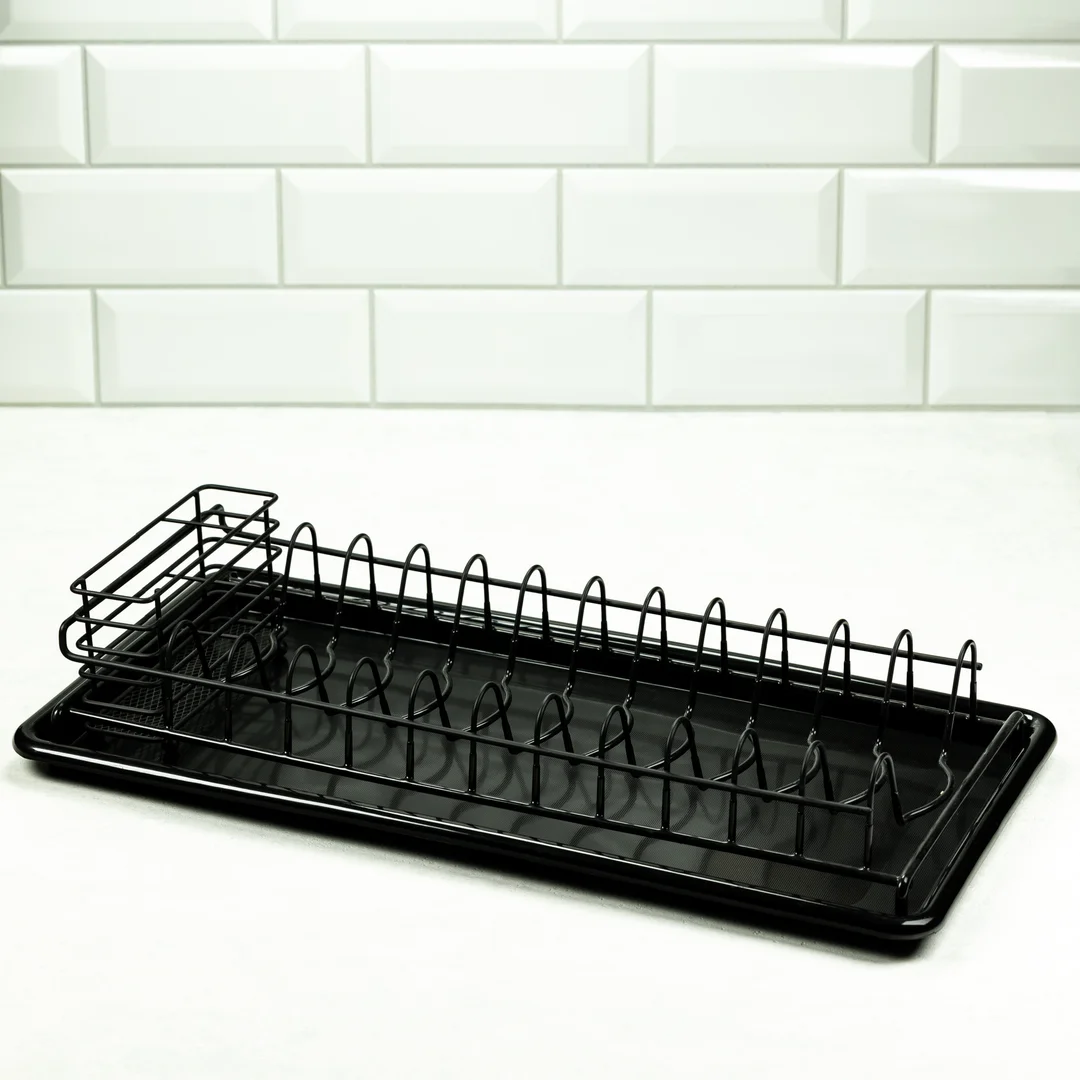 Suszarka do naczyń, stal-plastik 50,5x24,5 x9,5cm czarny Kinghoff — zdjęcie 3