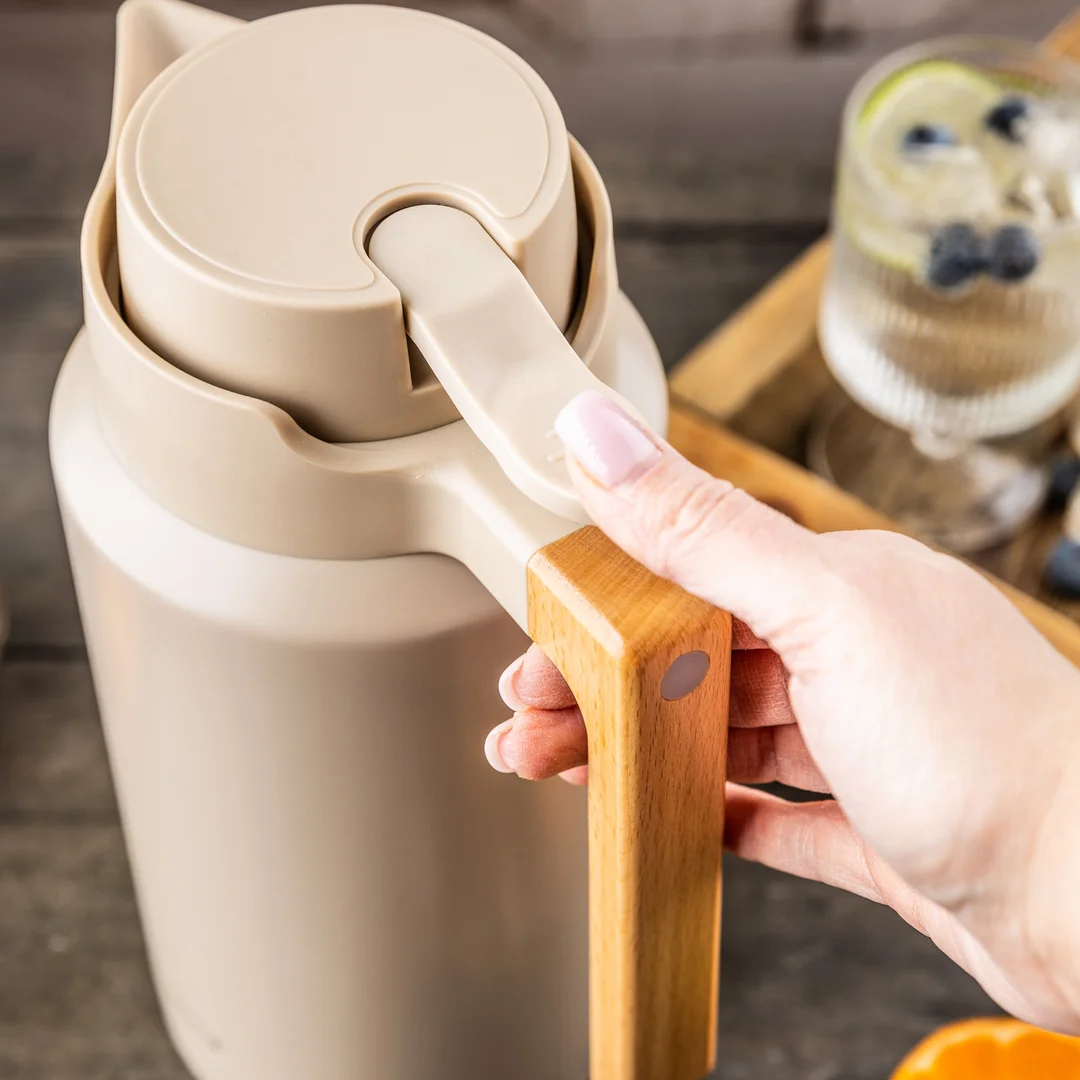 Termos konferencyjny, 2L, stal 304, BPA-Free, beżowy, Klausberg, KB-9014 — zdjęcie 2