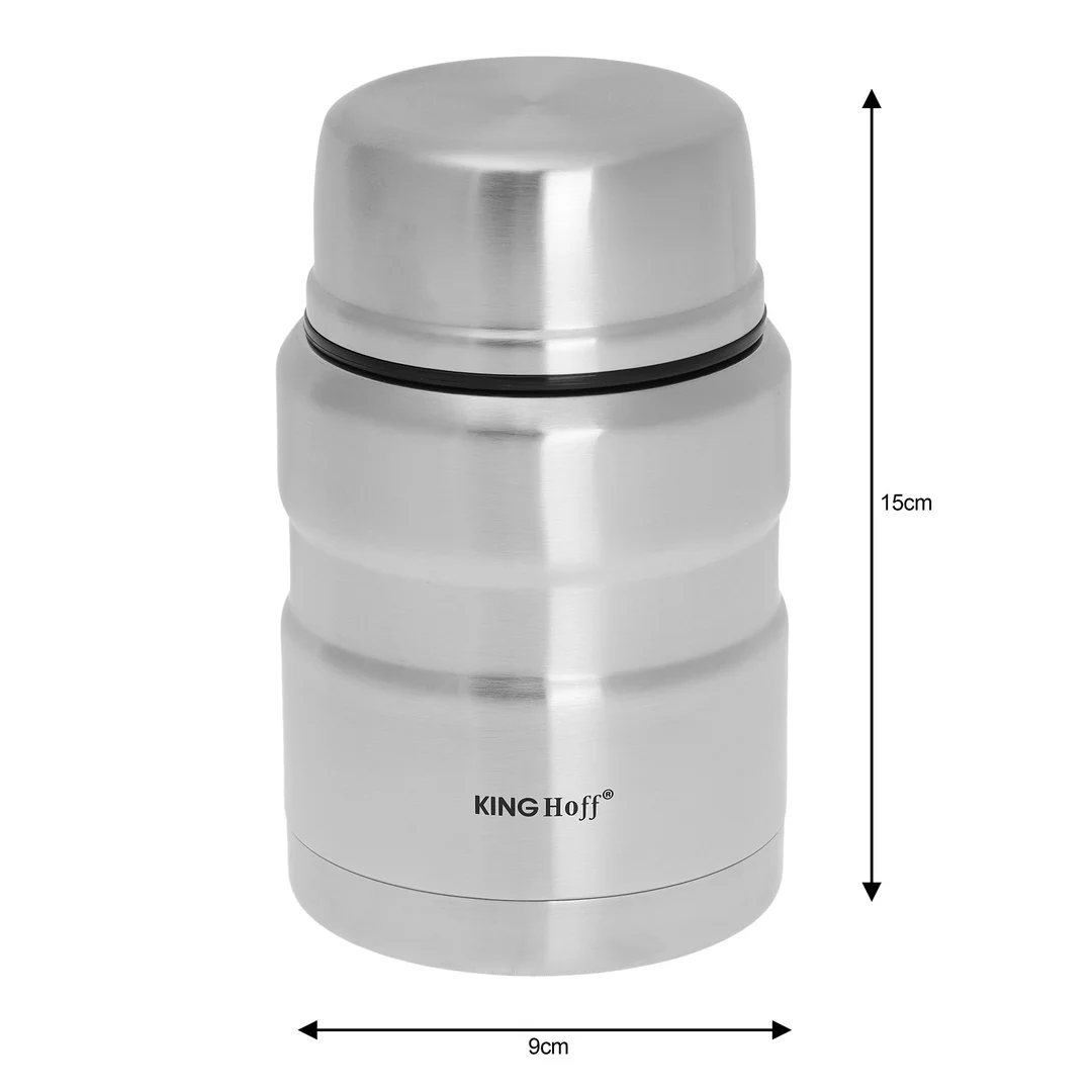 Termos na żywność,stal 0,5l Kinghoff — zdjęcie 5