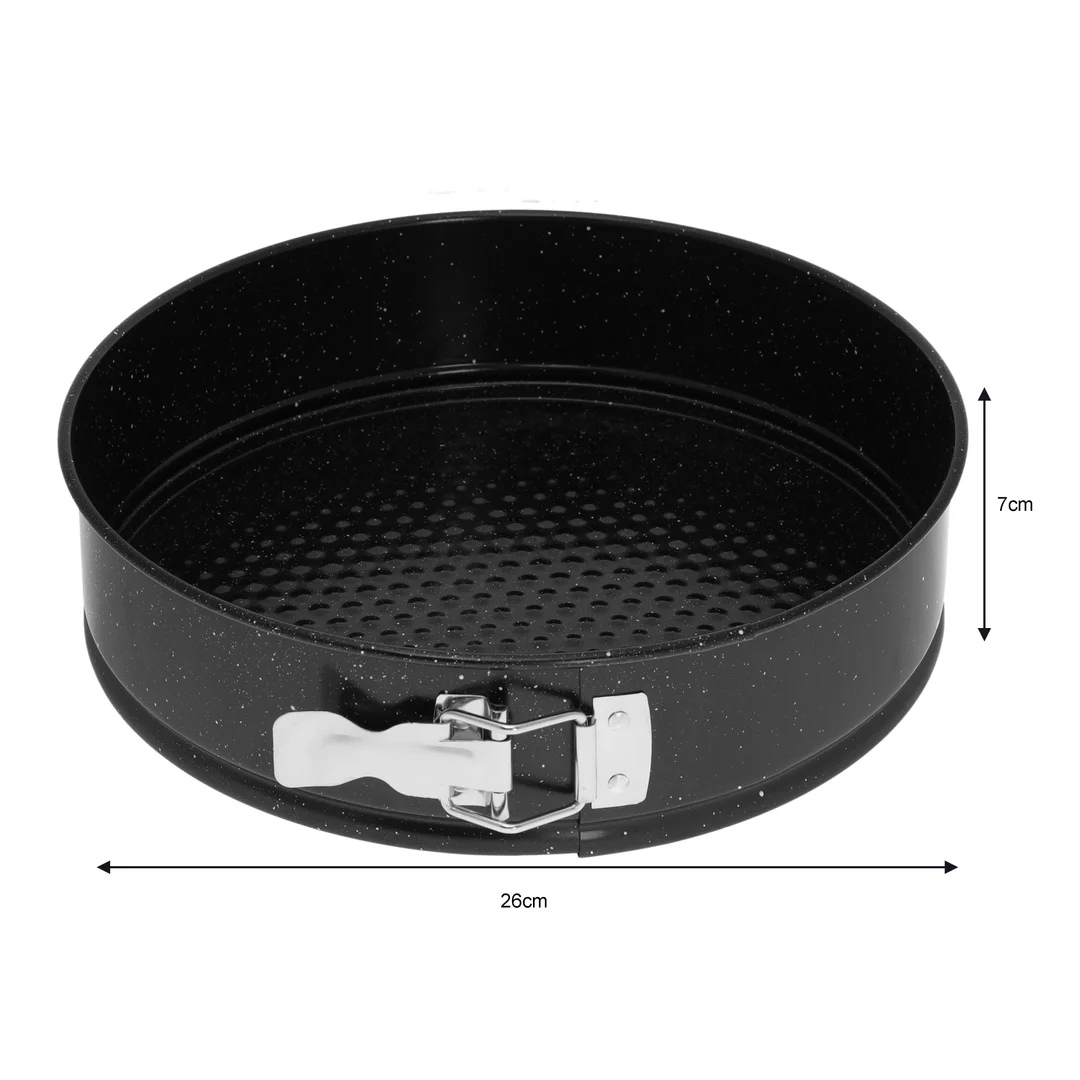 Tortownica, czarny marmurek ø26cm Kinghoff — zdjęcie 4