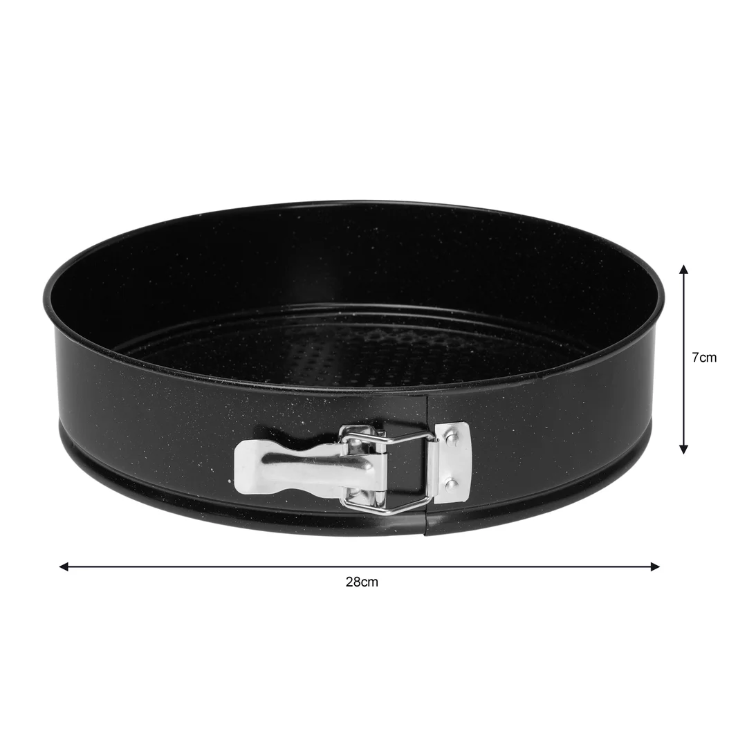 Tortownica, czarny marmurek ø28cm Kinghoff — zdjęcie 6