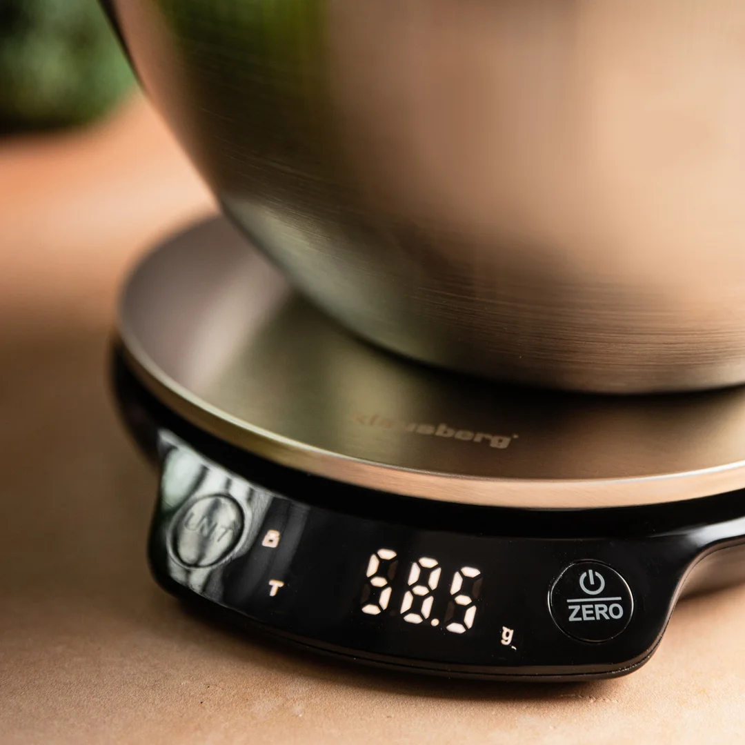 Waga kuchenna dietetyczna z miska, 1,8L, Bluetooth, aplikacją — zdjęcie 12