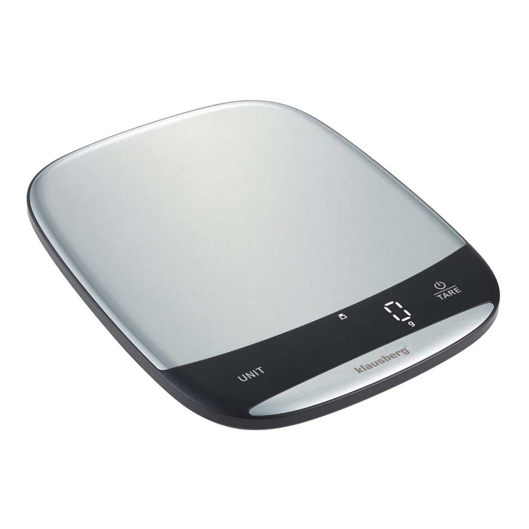Waga kuchenna LED, 10 kg dokładność 1 g, USB-C, tarowanie, Klausberg — zdjęcie 12