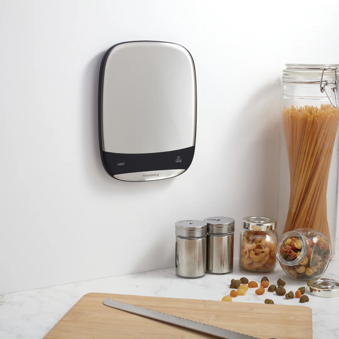 Waga kuchenna LED, 10 kg dokładność 1 g, USB-C, tarowanie, Klausberg — zdjęcie 8