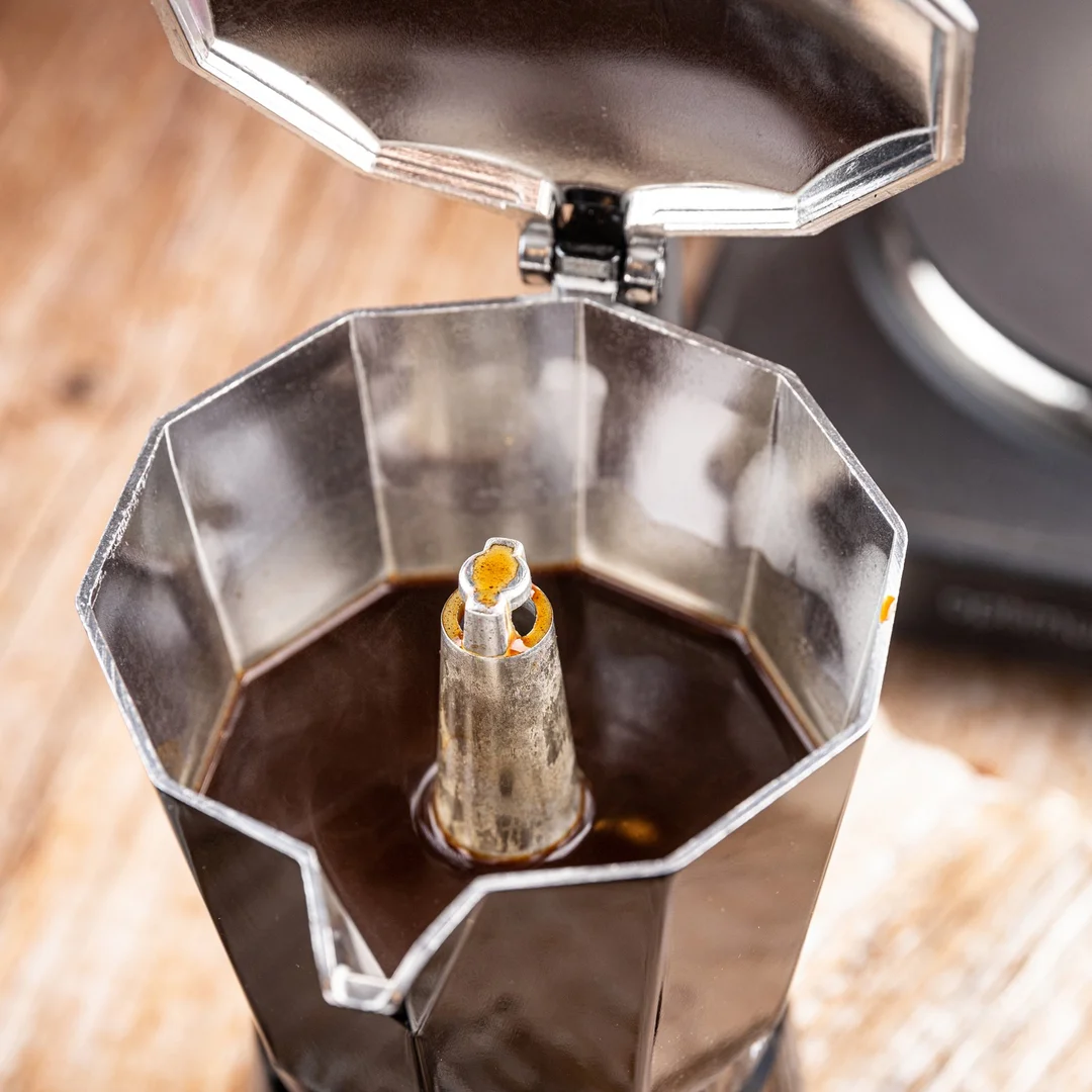 Zaparzacz do kawy espresso, aluminium, 9 filiżanek , czarny/rose gold, KINGHoff, KH-1884 — zdjęcie 13