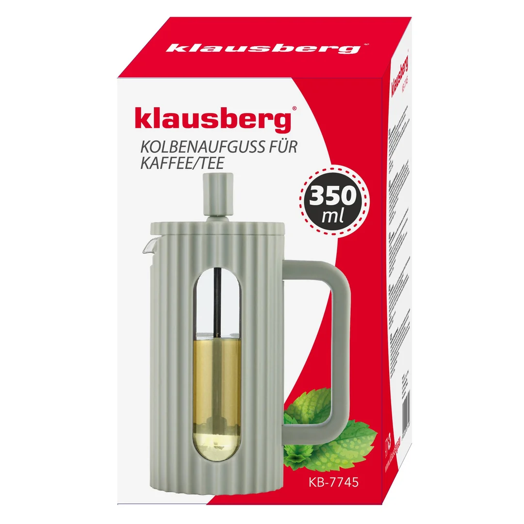 Zaparzacz do kawy/herbaty z dociskiem poj. 0,35l w kolorze oliwkowym KB7745 — zdjęcie 13