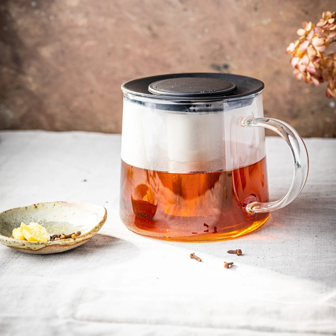 Zaparzacz szklany 1,5l KingHoff — zdjęcie 6