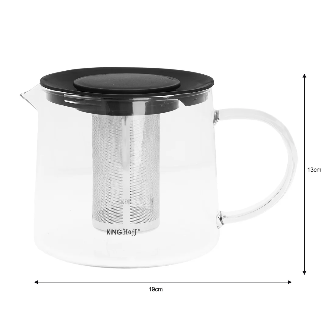 Zaparzacz szklany 1,5l KingHoff — zdjęcie 8