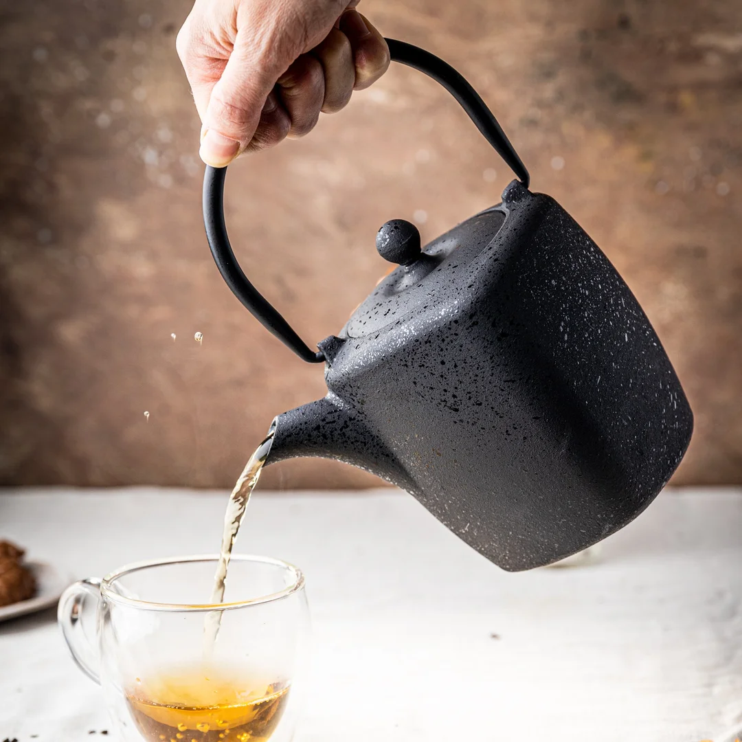 Zaparzacz Żeliwny, czarny, 0,9L KINGHoff — zdjęcie 2