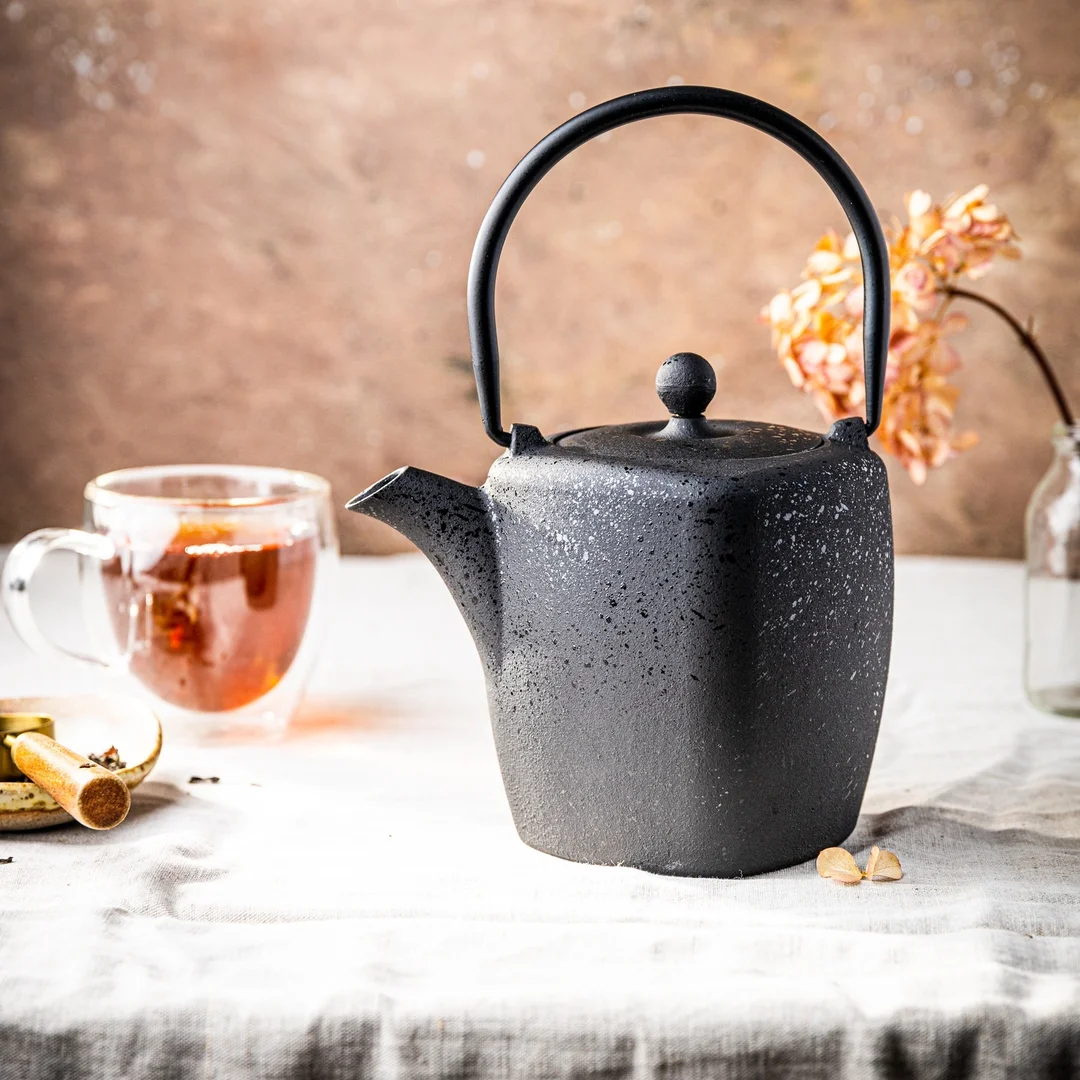 Zaparzacz Żeliwny, czarny, 0,9L KINGHoff — zdjęcie 3