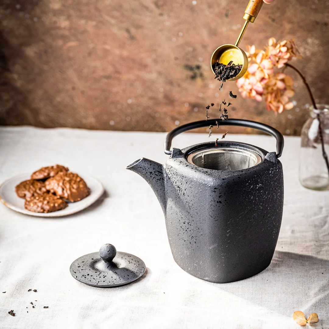 Zaparzacz Żeliwny, czarny, 0,9L KINGHoff — zdjęcie 6