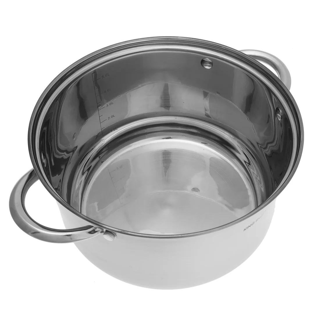 Zestaw garnków 6 elementów, stal, Ø18,20,24cm Kinghoff Kinghoff — zdjęcie 7