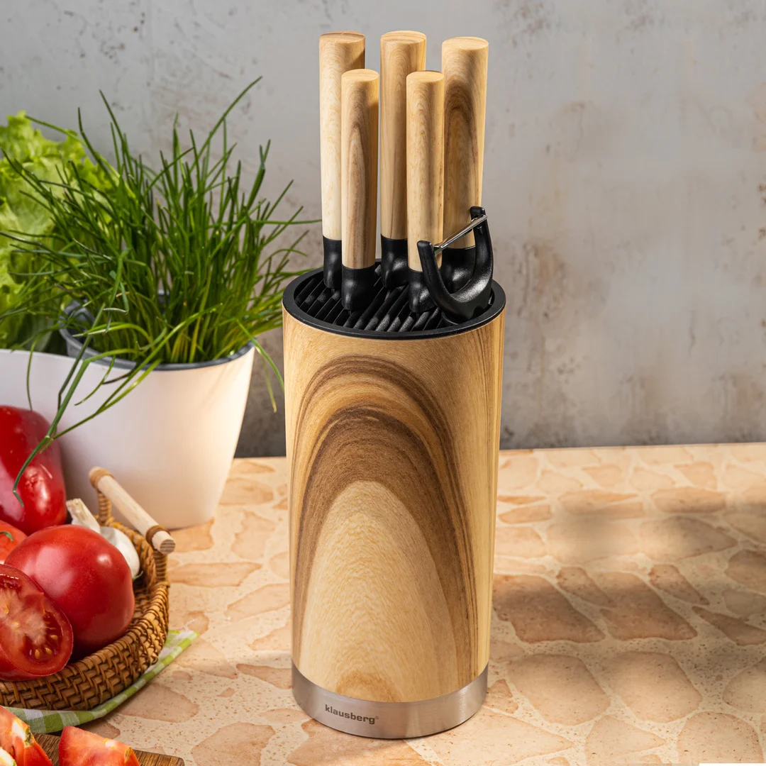 Zestaw noży kuchennych, 5 noży + obieraczka, Klausberg KB-9036 — zdjęcie 2