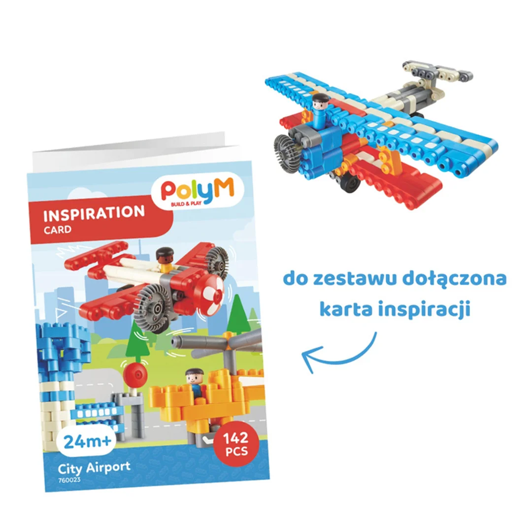 Klocki konstrukcyjne Lotnisko PolyM
