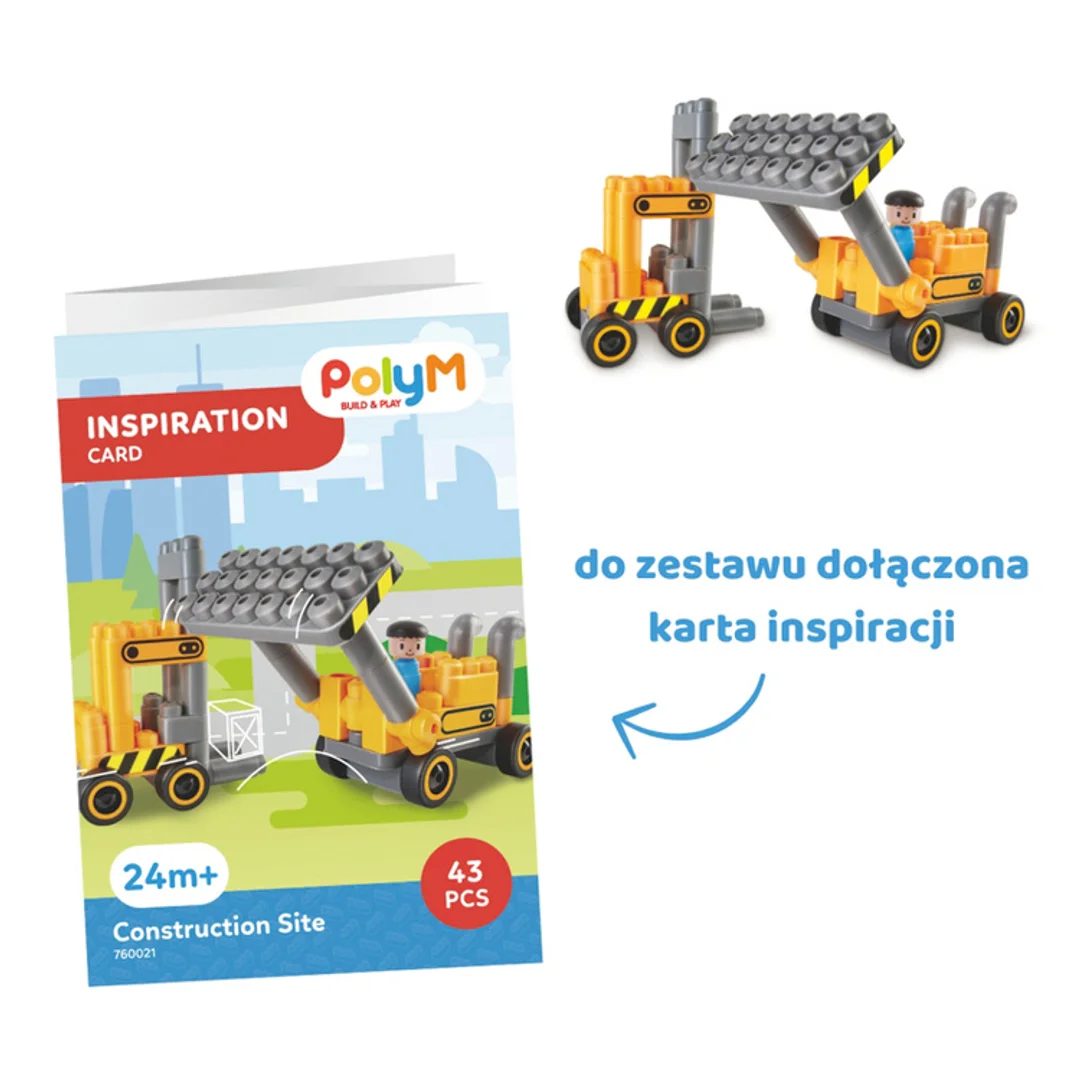 Klocki konstrukcyjne Plac budowy PolyM