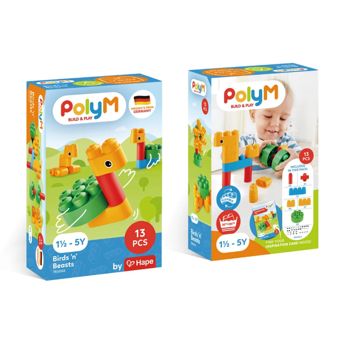 Klocki konstrukcyjne Ptaki i zwierzęta PolyM