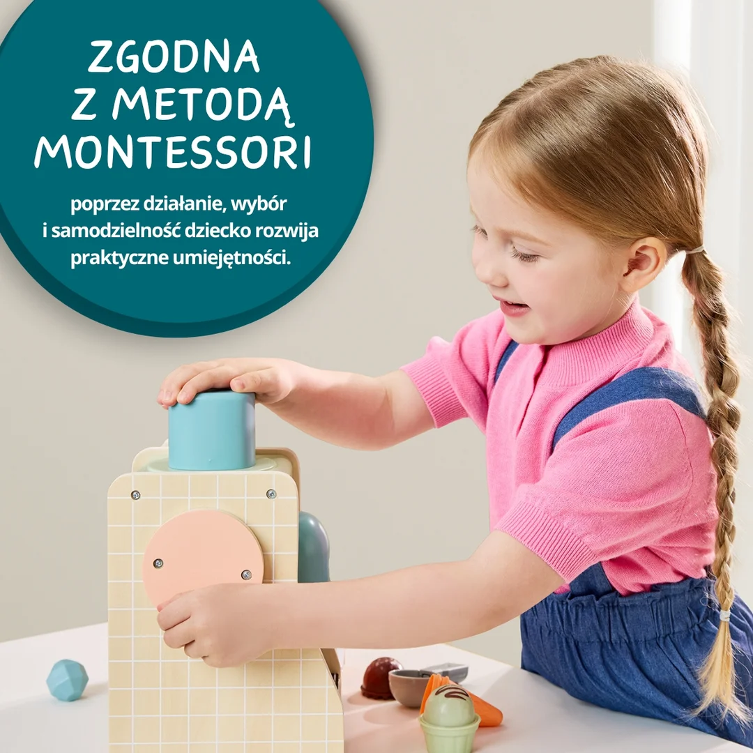Zabawka edukacyjna duża lodziarnia Topbright