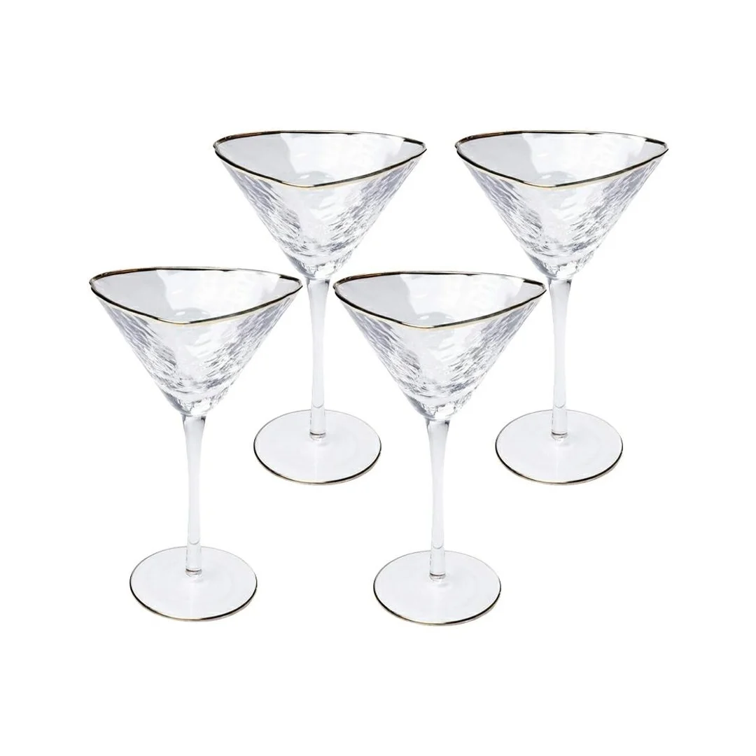 KARE komplet 4 kieliszków do martini HOMMAGE 240ml