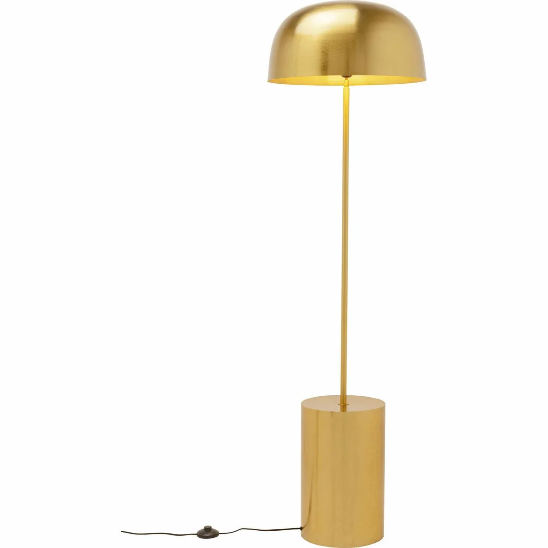 KARE lampa podłogowa LOUNGY 160 cm złota