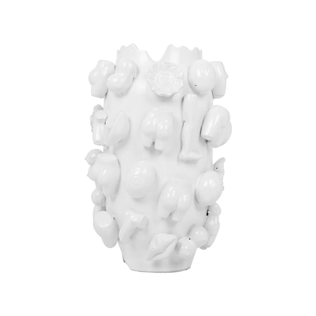 KARE wazon dekoracyjny BODY PARTS 37 cm biały