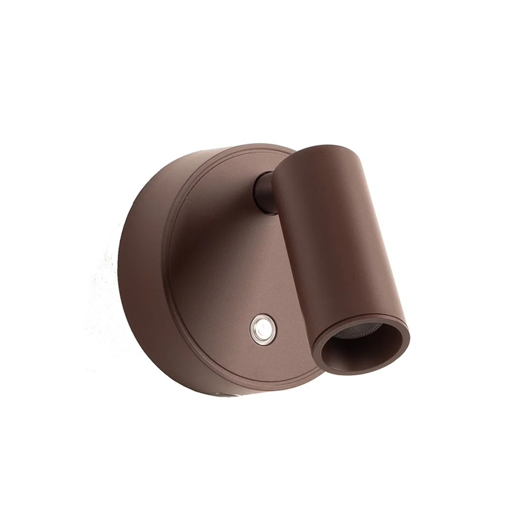 Lampa ścienna SHP PICKET brązowa