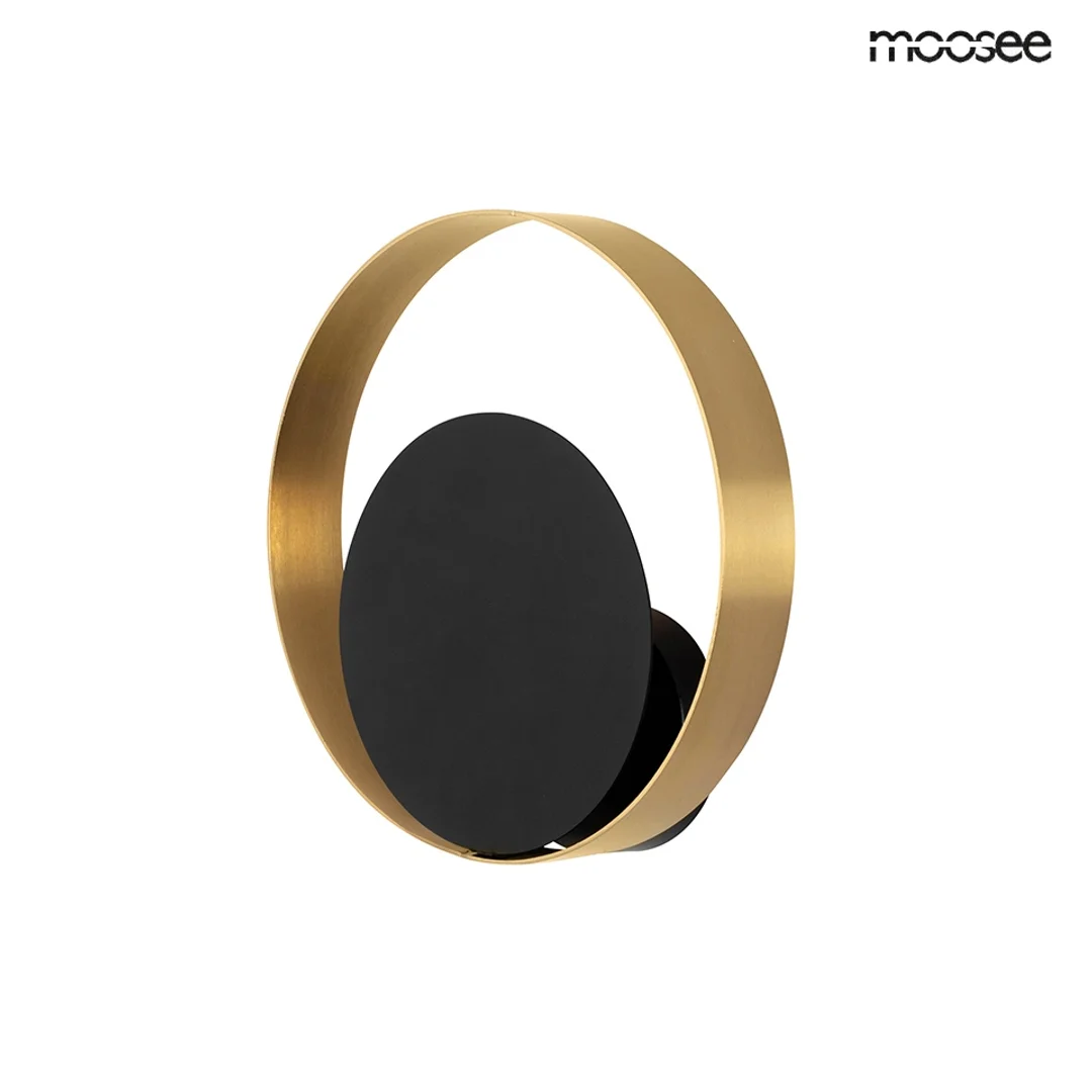 Moosee lampa ścienna Band złota / czarna