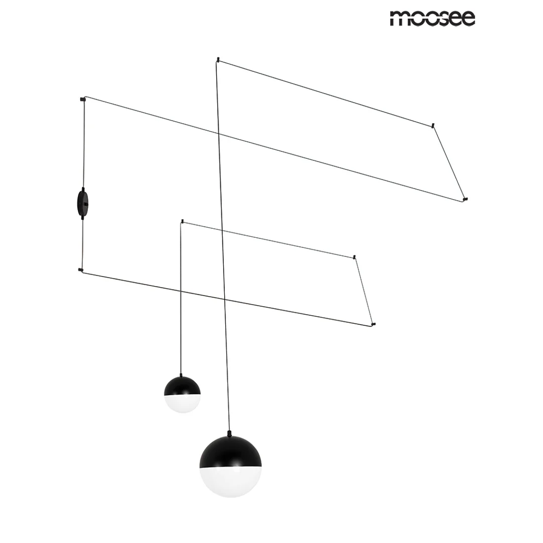 Moosee lampa ścienna Bowl DUO czarna