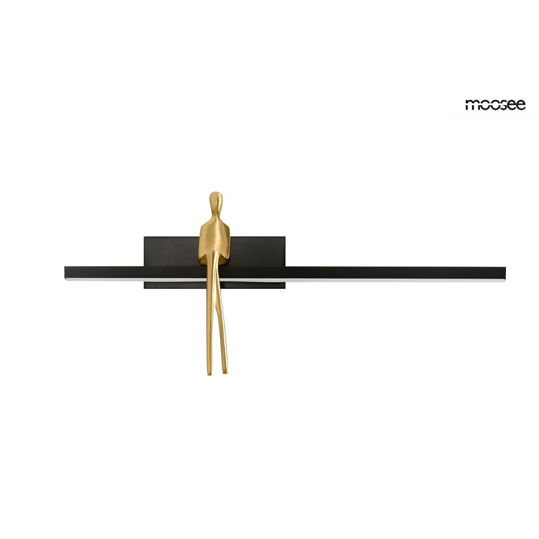 Moosee lampa ścienna BOY czarna