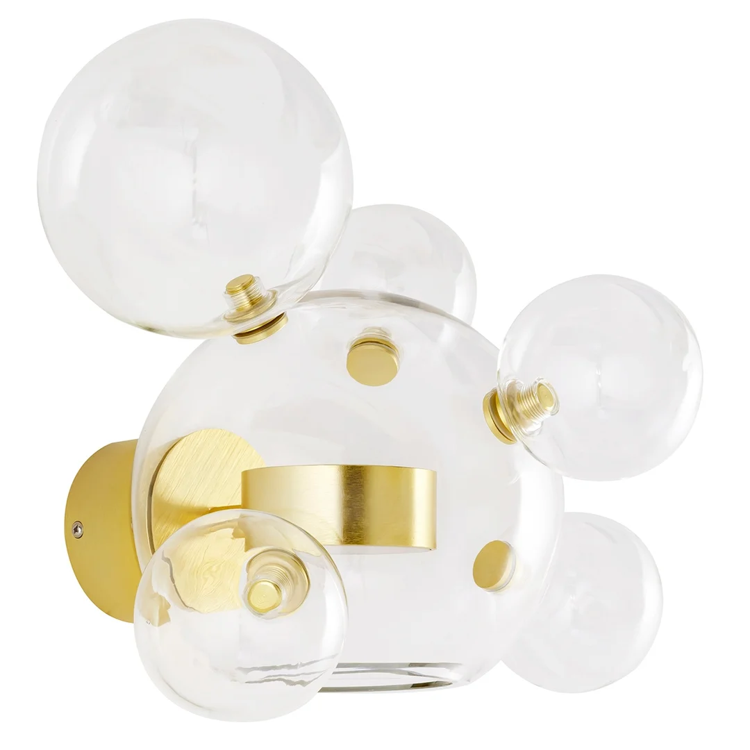 Moosee lampa ścienna Capri Wall 6 złota