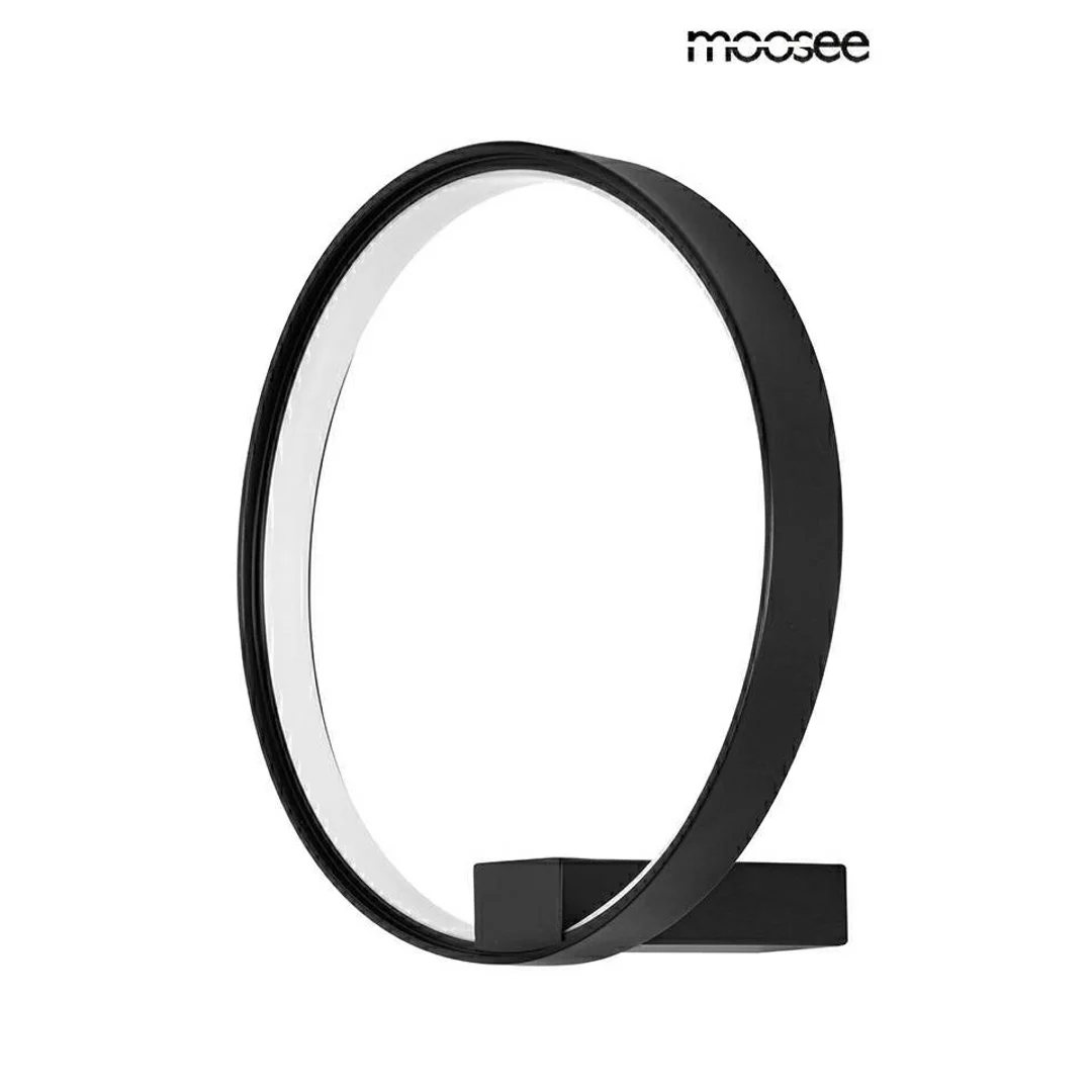 Moosee lampa ścienna Circle Wall czarna