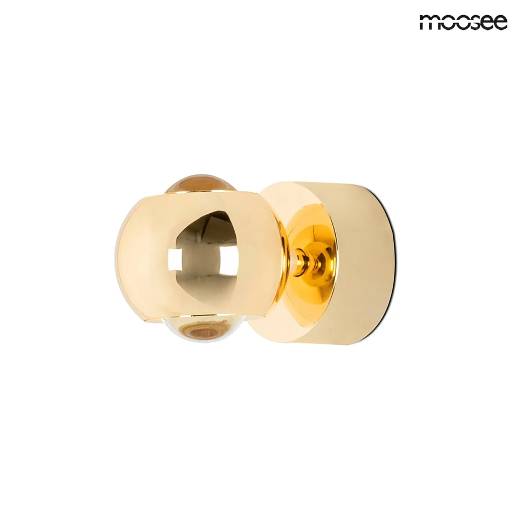 Moosee lampa ścienna EOS złoty
